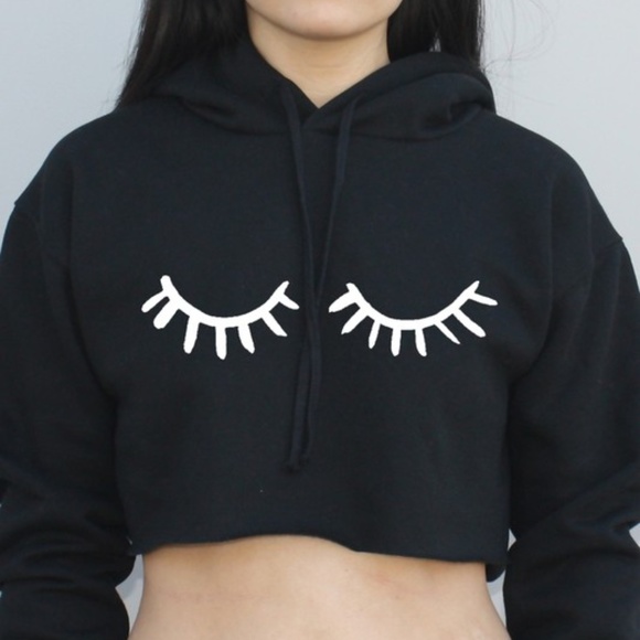 Tops - Small left 🛍Cropped Hoodie*Firm